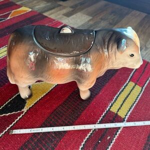 Ceramic Cow Cookie Jar